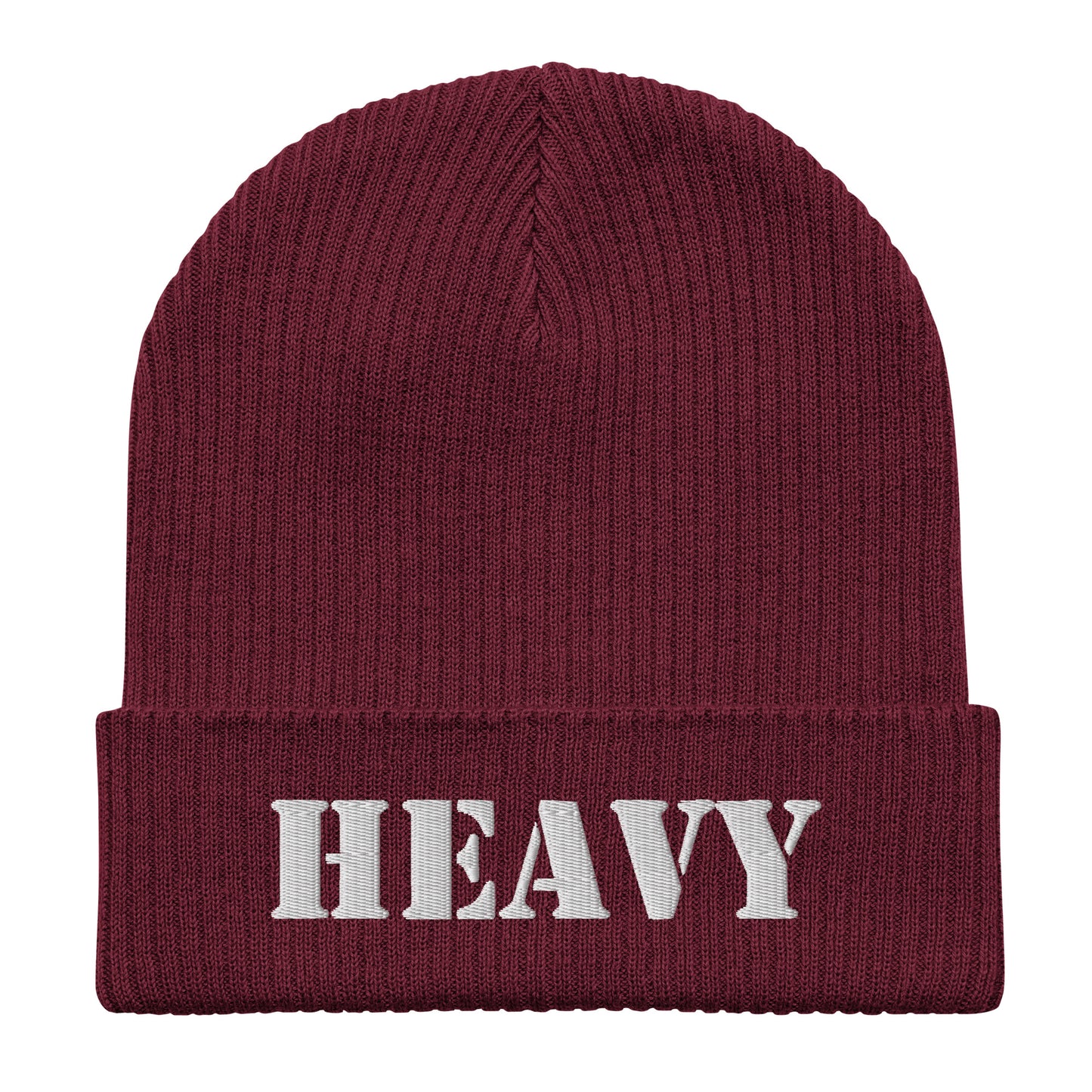 Heavy Organic ribbed beanie