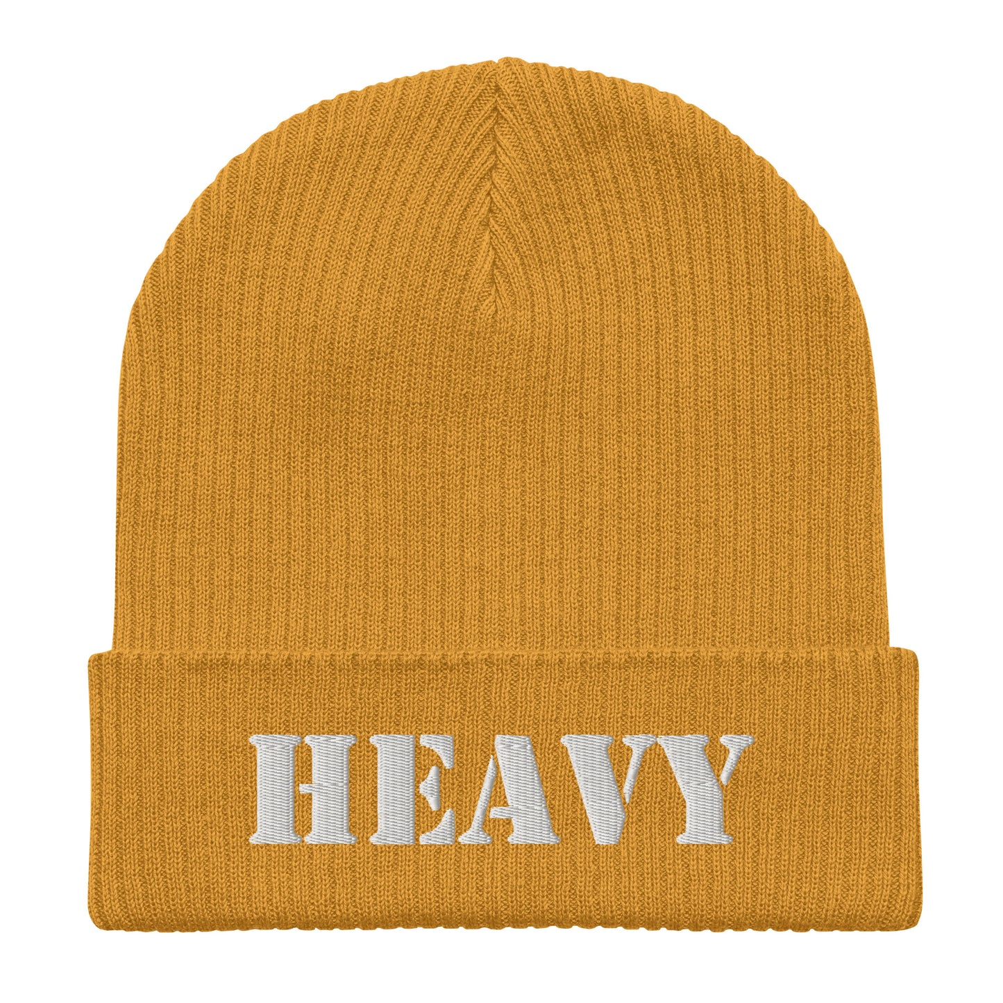 Heavy Organic ribbed beanie