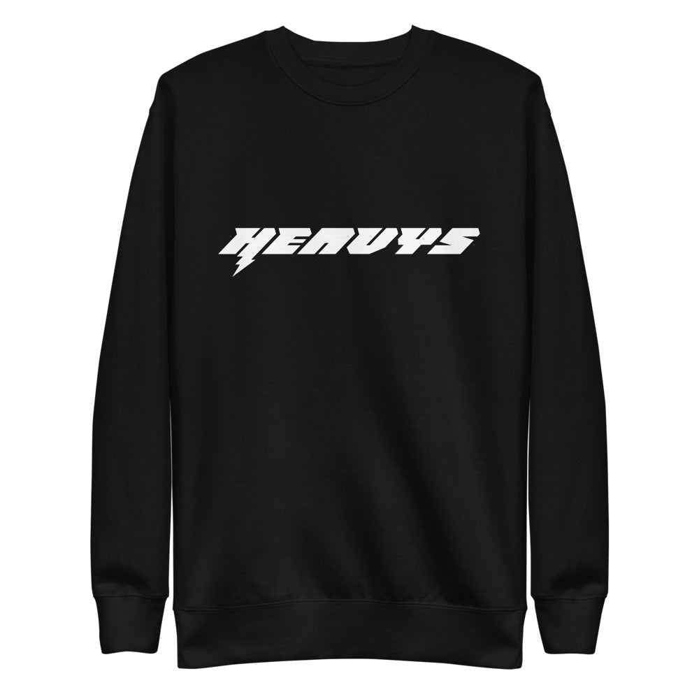 Heavy Signature Blk Crewneck